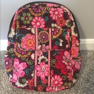Vera Bradley small backpack in Mod Floral Pink
